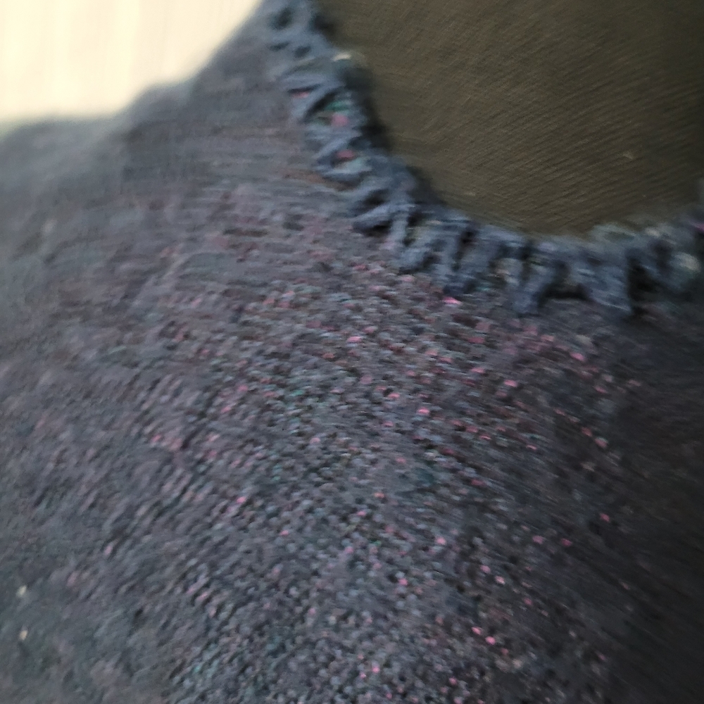 Unbranded Womens Multicolored Color Block Poncho … - image 4